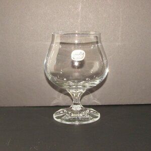 Single Bohemia Crystal Diana Brandy Snifter Vintage Glass Goblet Czech Republic